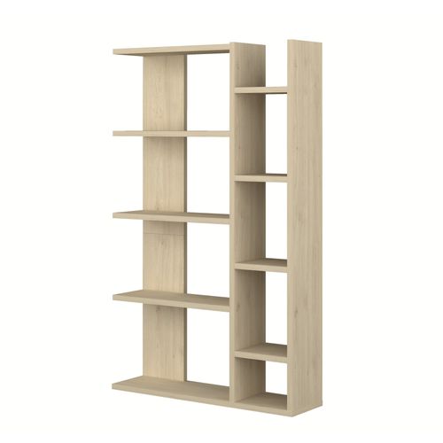 Bibliothèque CAMILIA imitation chêne