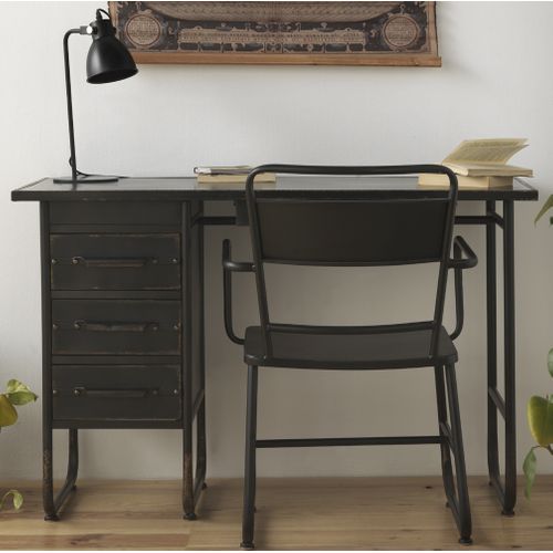 Bureau 4 Tiroirs Structure Métal