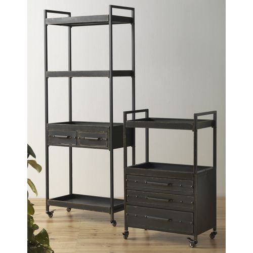 Bureau 4 Tiroirs Structure Métal