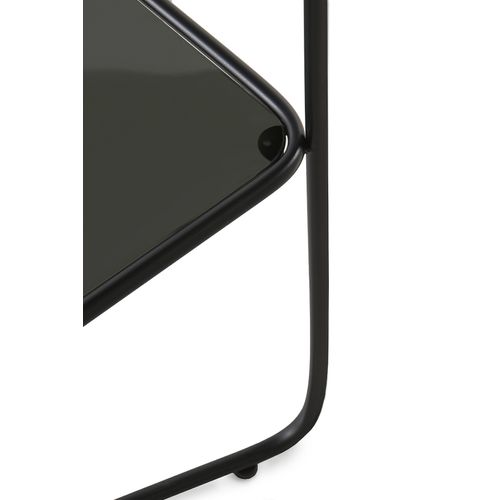 Table Console En Métal Avec Verre