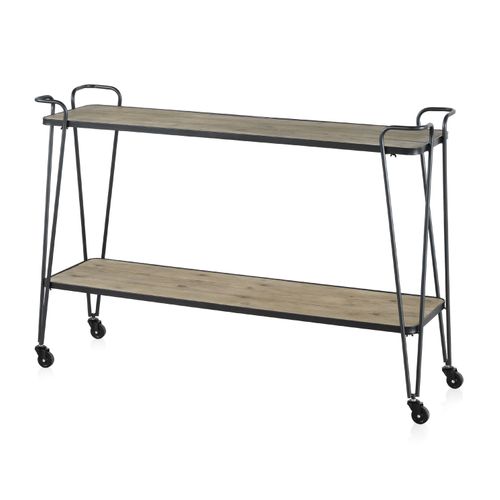 Table Console En Sapin Et Fer