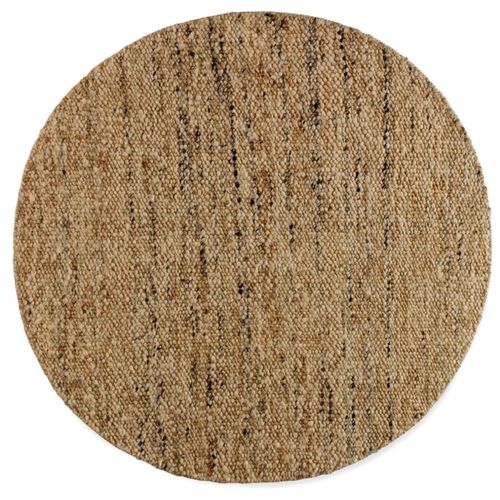 Tapis En Jute Et Laine 180 Cm Diam.