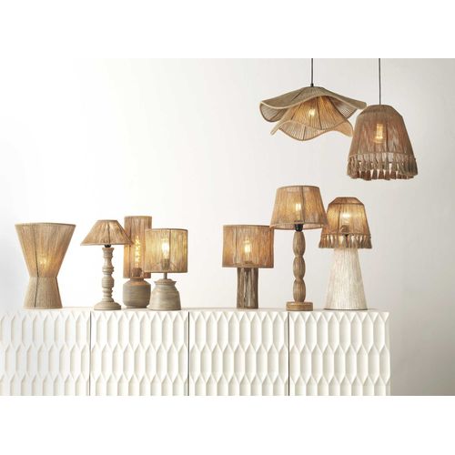 Lampe De Table En Jute