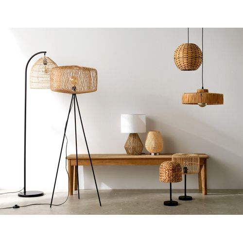 Lampe à Poser En Fibres Naturelles