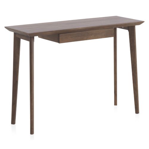 Console Avec Un Tiroir En Bois D'acacia Massif