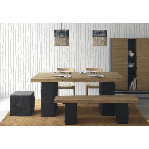 Table En Panneaux De Fibres De Moyenne Densité Placage D'épicéa 180x90