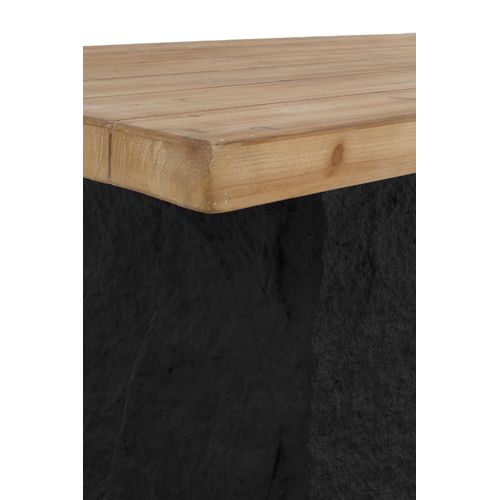 Table En Panneaux De Fibres De Moyenne Densité Placage D'épicéa 180x90