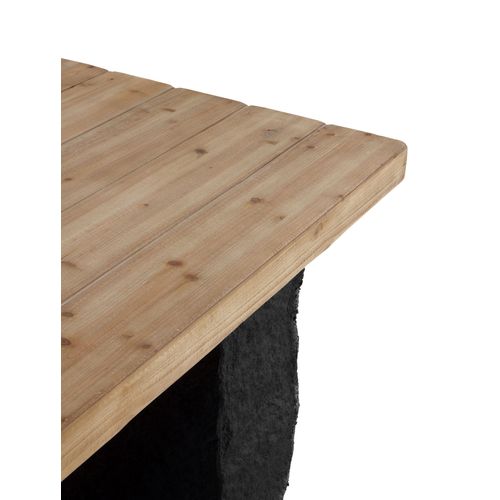 Table En Panneaux De Fibres De Moyenne Densité Placage D'épicéa 180x90