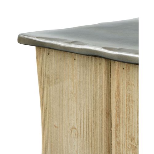 Tabouret Avec Assise Laquée En Couleur Métallique Et Base En Épicéa