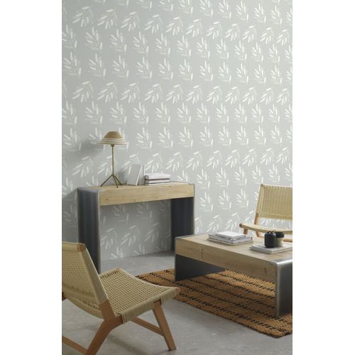 Table Basse Plaquée Sapin Et Côtés Laqués Couleur Métallique