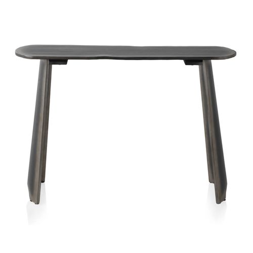 Table Console Laquée En Couleur Métallique