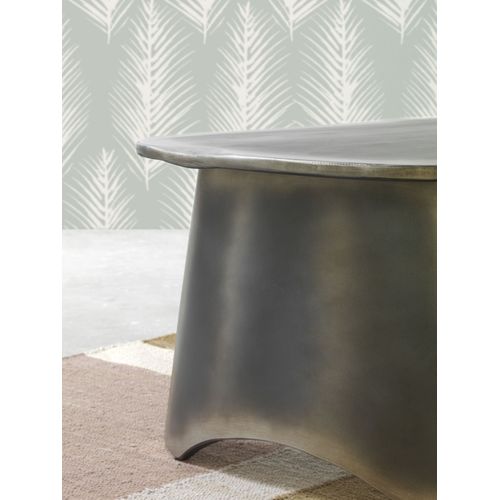 Table Basse Laquée En Couleur Métallique