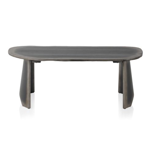 Table Basse Laquée En Couleur Métallique