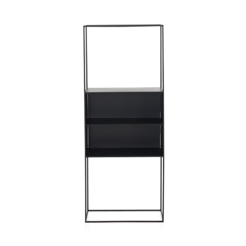 Bibliothèque En Métal Noir