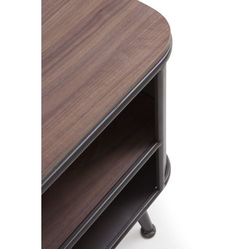 Meuble TV En Métal Avec Plateau Et Tiroirs En Épicéa