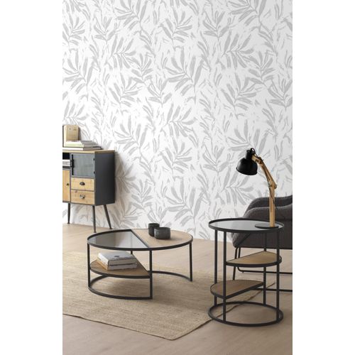 Table Basse En Métal Avec Bois Et Verre