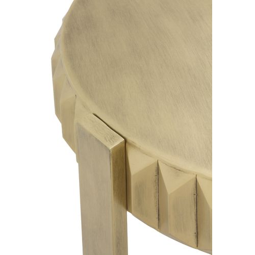 Table D'appoint En Métal Doré