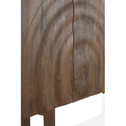 Buffet En Bois De Manguier Massif Avec 4 Portes Et Pieds En Bois