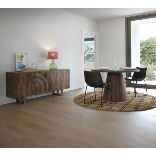 Buffet En Bois De Manguier Massif Avec 4 Portes Et Pieds En Bois