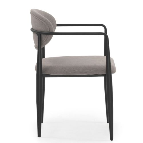 Lot De 4 Fauteuils Tapissés En Chenille