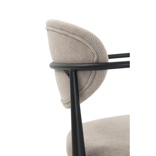 Lot De 4 Fauteuils Tapissés En Chenille