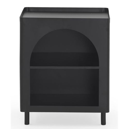 Table D'appoint En Métal Noir