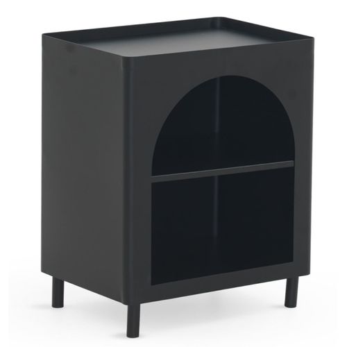 Table D'appoint En Métal Noir