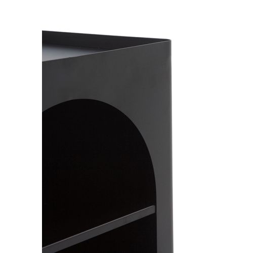 Table D'appoint En Métal Noir