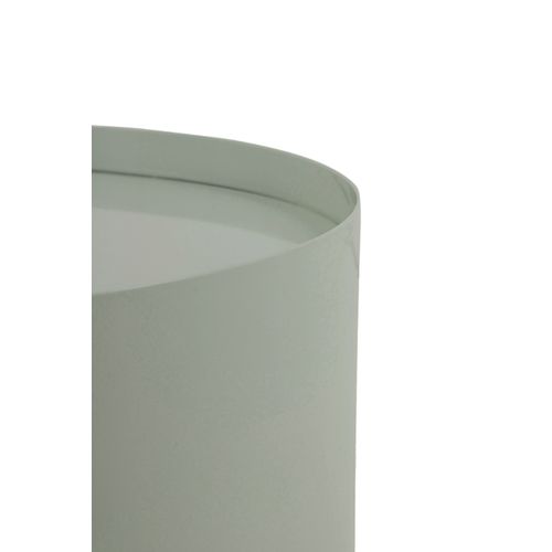 Table D'appoint En Métal Blanc