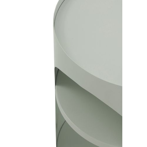 Table D'appoint En Métal Blanc