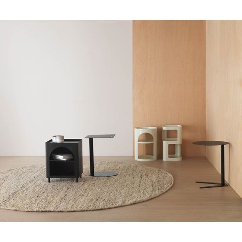 Table D'appoint En Métal Blanc