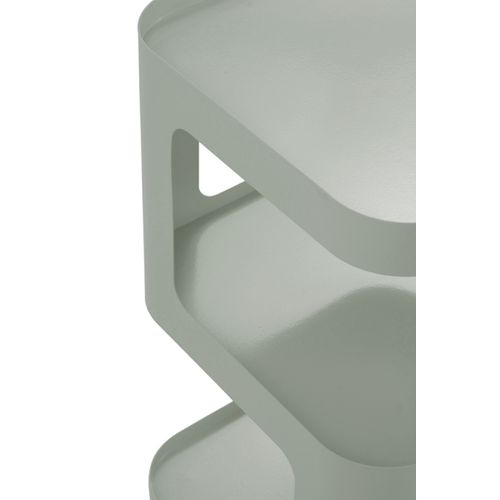 Table D'appoint En Métal Blanc