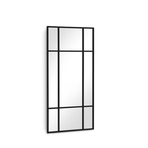 Miroir Rectangulaire 80x170 Structure Métal Noir