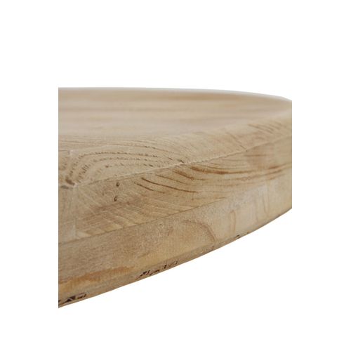 Table De Salle à Manger En Bois D'épicéa Et Base En Polyrésine