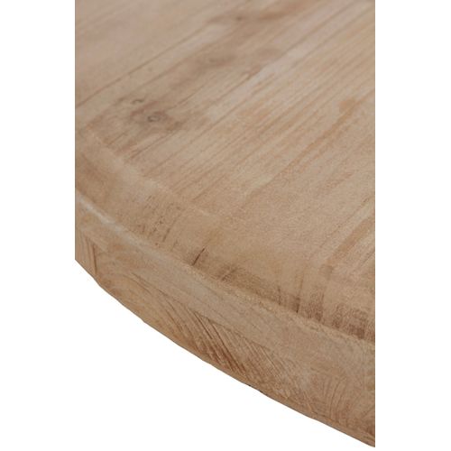 Table De Salle à Manger En Bois De Sapin Et Base En Polyrésine