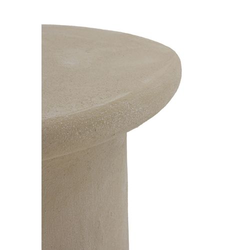 Table Basse En Polyrésine Couleur Ciment Sable