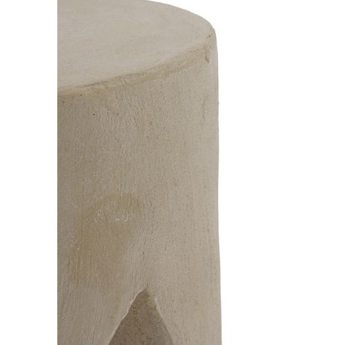 Table D'appoint En Résine Sable Couleur Ciment