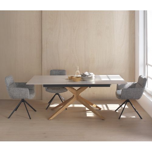 Lot De 4 Fauteuils Capitonnés En Tweed Vert