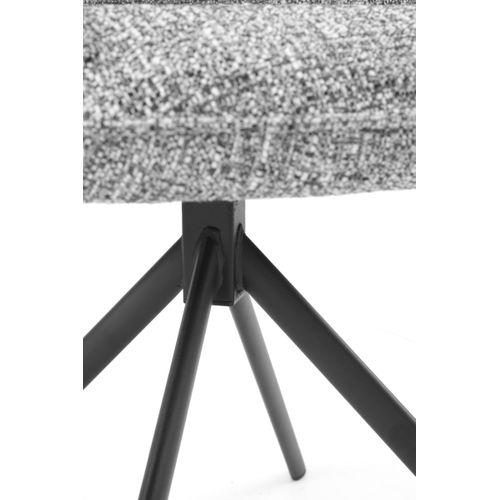 Lot De 4 Chaises Capitonnées En Tweed Chiné Vert