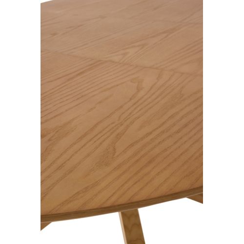 Table Extensible 120/160x90 Pieds En Chêne Et Plateau En Frêne