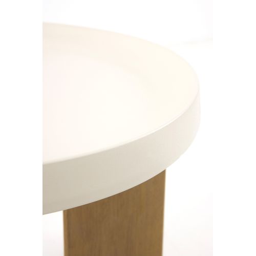 Table D'appoint En Métal Et Bois