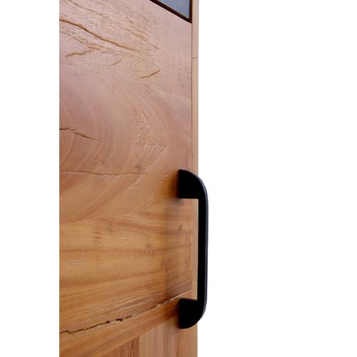 Étagère à 2 Portes En Bois Massif D'acacia Recyclé