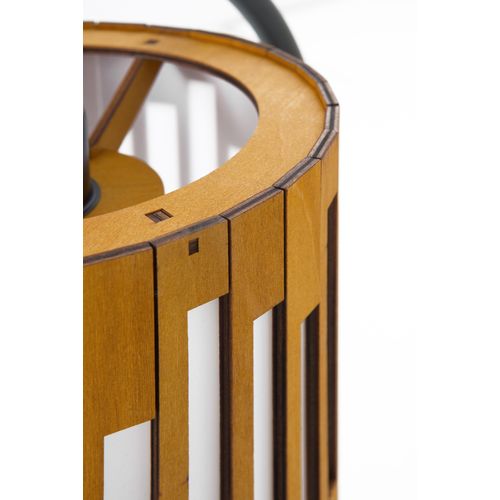 Lampe De Table En Contreplaqué Couleur Miel