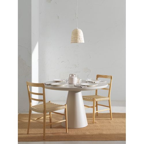 Lot De 4 Chaises En Bois De Toon Naturel