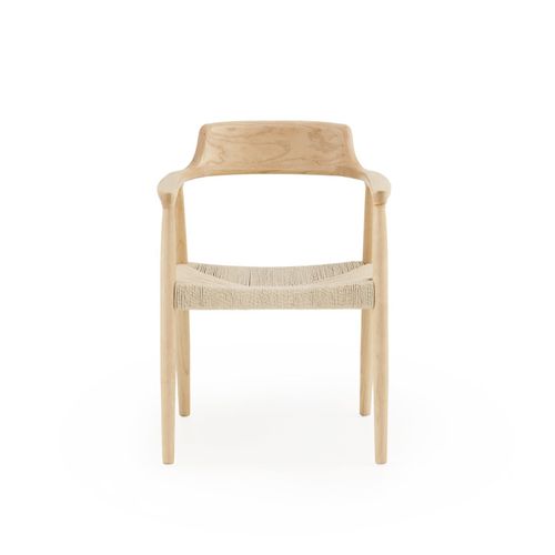 Lot De 4 Fauteuils En Bois De Toon