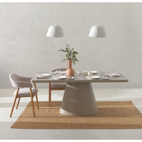 Table 180x100 Panneau De Fibres De Moyenne Densité Couleur Blanc