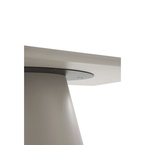 Table 180x100 Panneau De Fibres De Moyenne Densité Couleur Blanc