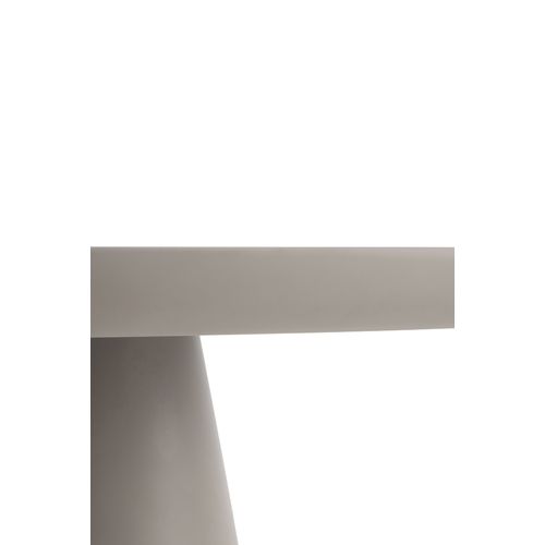 Table 120 Diam. Panneau De Fibres De Moyenne Densité Couleur Taupe