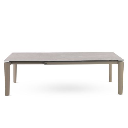 Table à Rallonge 180/250x100 Avec Plateau En Céramique