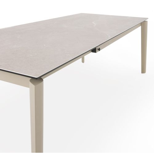 Table à Rallonge 180/250x100 Avec Plateau En Céramique